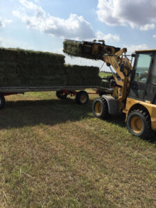 loading bales